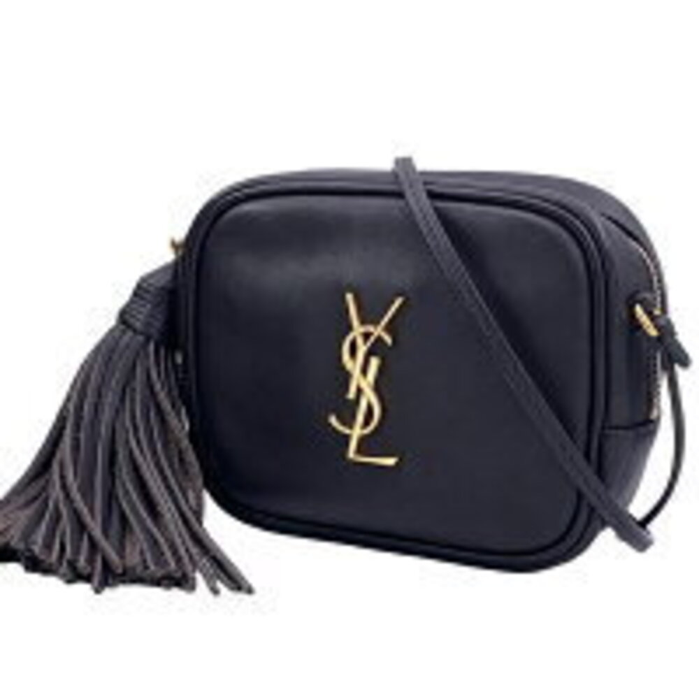 Saint Laurent Tassel Blogger Bag Gray MK